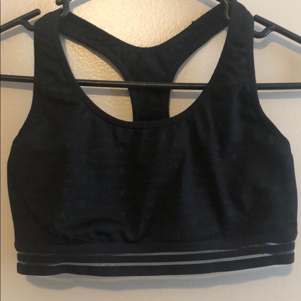 🌻 Black Champion Sports Bra Super Comfy Size M
